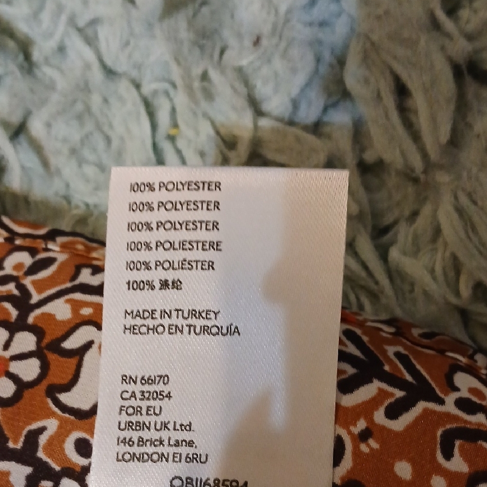 Anthropologie Brown and White Patterned Camisole - Picture 4 of 8